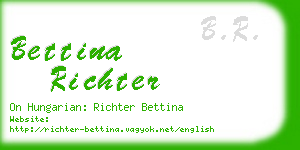 bettina richter business card